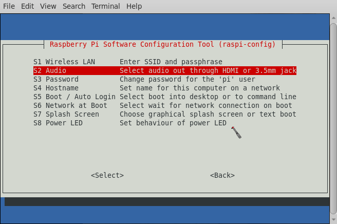 raspi-config