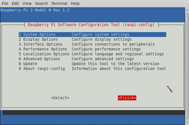 raspi-config